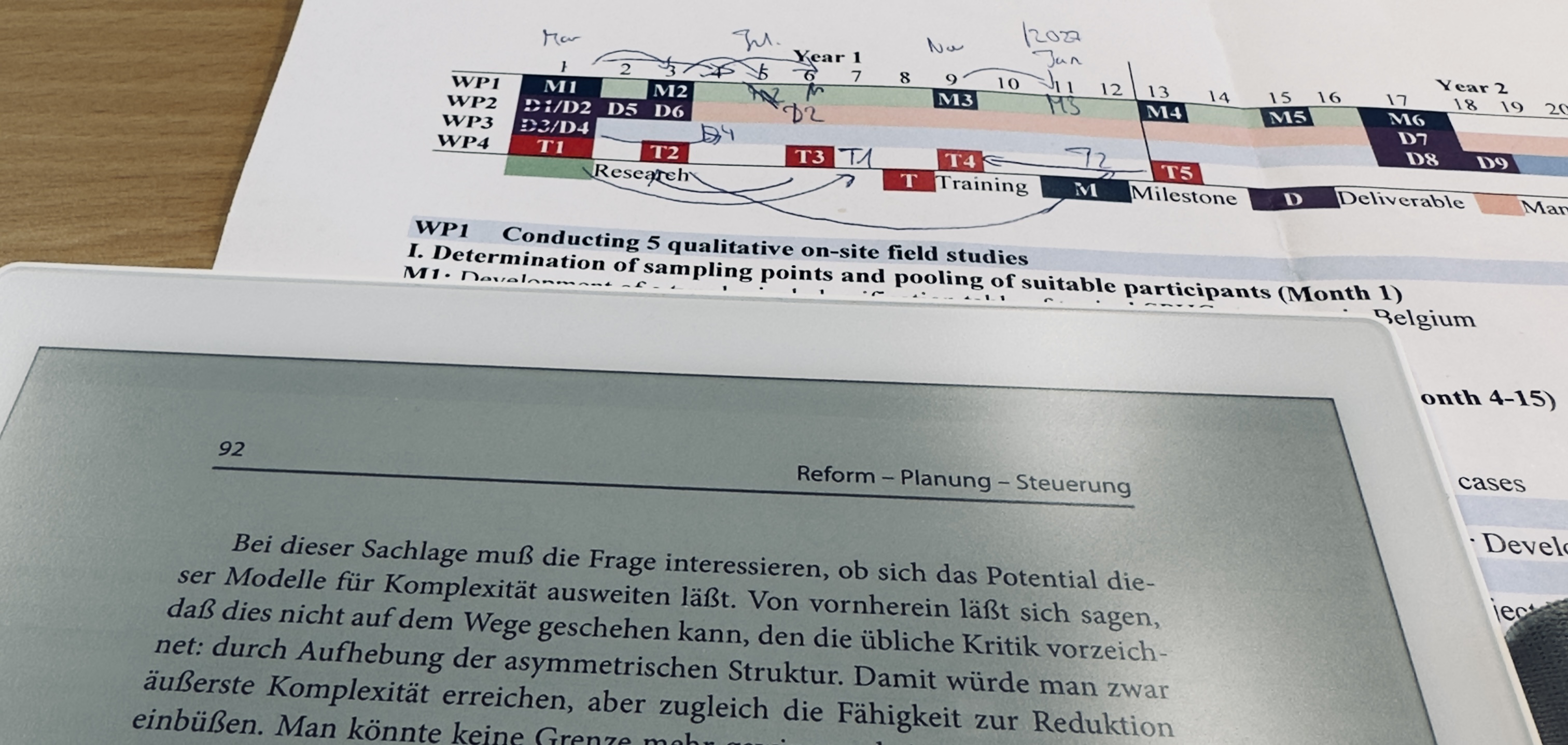 Image of project plan